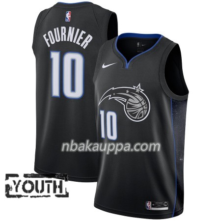 Orlando Magic Evan Fournier 10 2018-19 Nike City Edition Musta Pelipaidat Swingman - Lasten